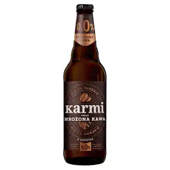 Biedronka Karmi piwo ciemne bezalkoholowe smak mrożona kawa 500 ml oferta