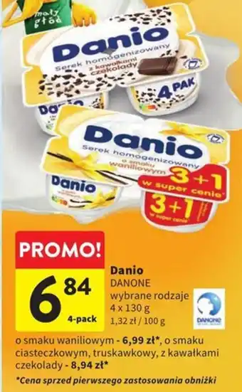 Intermarche Danio 4 x 130 g oferta