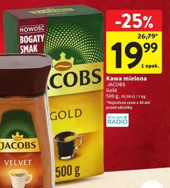 Intermarche Kawa mielona JACOBS Gold 500g oferta