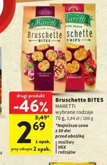 Intermarche Bruschette BITES Maretti 70g oferta