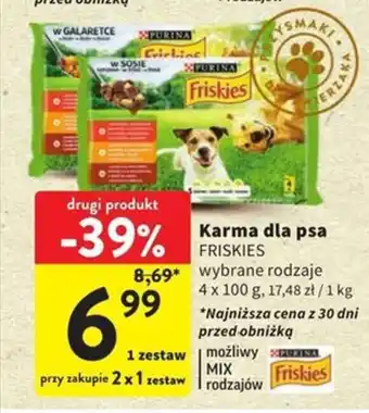 Intermarche Karma dla psa FRISKIES 4x100g oferta