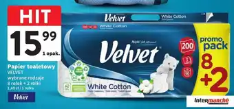 Intermarche Papier toaletowy VELVET oferta