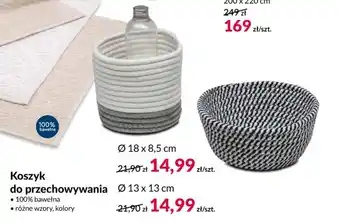 Agata Meble Koszyk do przechowywania średnica 18cm x 8,5cm oferta