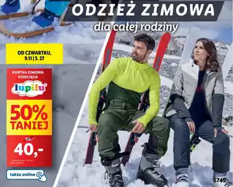Lidl KURTKA ZIMOWA DZIECIĘCA oferta