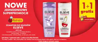 Biedronka SZAMPON DO WŁOSÓW ELSEVE 400ml oferta