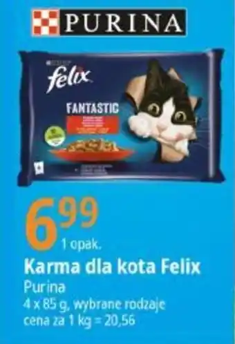 E.Leclerc Karma dla kota Felix Purina 4 x 85g oferta