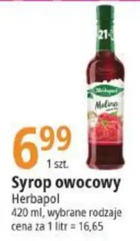 E.Leclerc Syrop owocowy Herbapol 420ml oferta