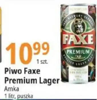E.Leclerc Piwo Faxe Premium Lager Amka 1l oferta