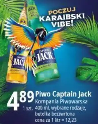 E.Leclerc Piwo Captain Jack Kompania Piwowarska 400ml oferta