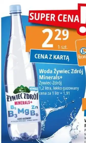 E.Leclerc Woda Żywiec Zdrój Minerals+ Żywiec-Zdrój 1,2l oferta