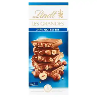 E.Leclerc Lindt les grandes szwajcarska czekolada mleczna z orzechami laskowymi 150 g oferta