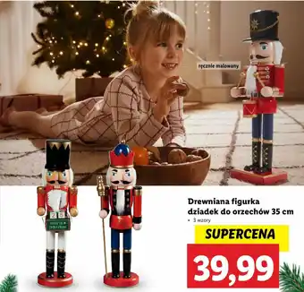 Lidl Drewniana figurka dziadek do orzechów 35 cm oferta