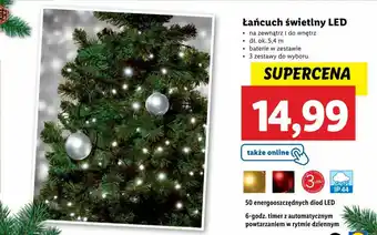 Lidl Łańcuch świetlny LED oferta
