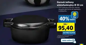 Lidl Garnek żeliwny wielofunkcyjny Ø 22 cm oferta