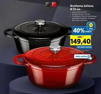 Lidl Brytfanna żeliwna oferta