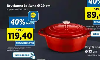 Brytfanna żeliwna Ø 29 cm