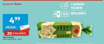 Tost 5 ziaren 500g