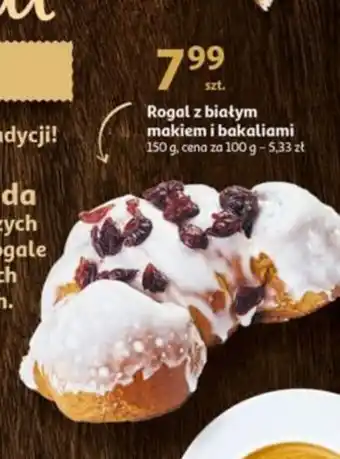 Auchan Rogal z białym makiem i bakaliami 150 g oferta