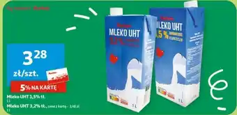Auchan Mleko UHT 3,2% 1l oferta