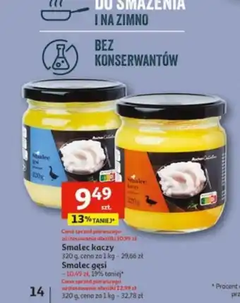 Auchan Smalec kaczy 320g oferta