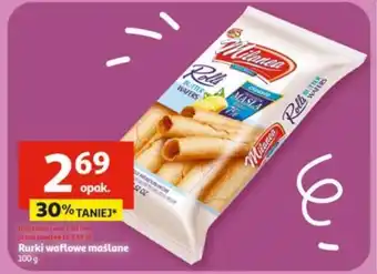Rurki waflowe maślane 100g
