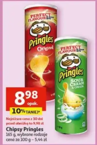 Auchan Chipsy Pringles 165 g oferta