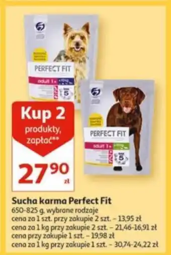 Auchan Sucha karma Perfect Fit 650-825 g. wybrane rodzaje oferta
