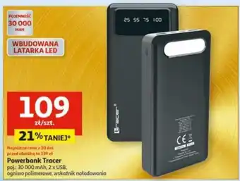 Auchan Powerbank Tracer poj.: 30 000mAh oferta