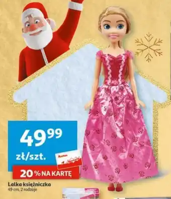 Auchan Lalka księżniczka 49 cm, 2 rodzaje oferta