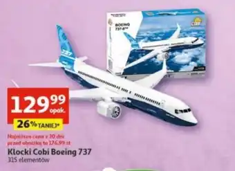 Auchan Klocki Cobi Boeing 737 315 elementów oferta