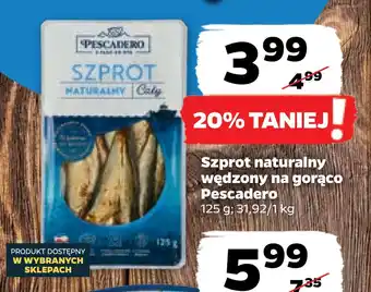Netto Szprot naturalny wędzony na gorąco pescadero oferta