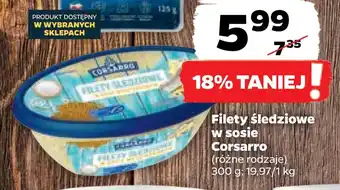 Netto Filety śledziowe w sosie corsarro oferta