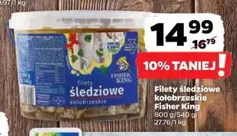 Netto Filety śledziowe kołobrzeskie fisher king oferta