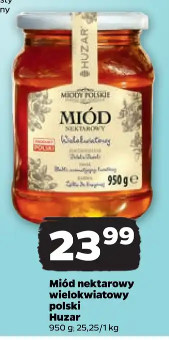 Netto Miód nektarowy wielokwiatowy polski huzar oferta