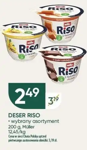 Chata Polska Müller riso deser mleczno-ryżowy truskawka 200 g oferta