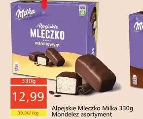 Społem Milka alpejskie mleczko pianka o smaku waniliowym 330 g oferta