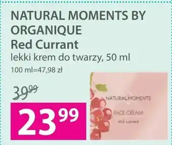 Hebe NATURAL MOMENTS BY ORGANIQUE Red Currant oferta