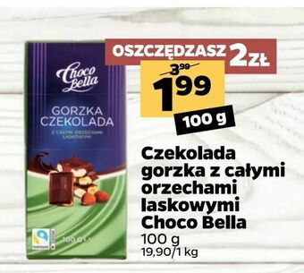 Netto Czekolada gorzka z całymi orzechami laskowymi Choco Bella oferta