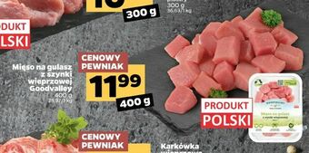 Netto Mięso na gulasz z szynki wieprzowej Goodvalley oferta