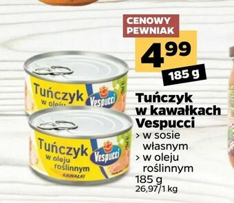 Netto Tuńczyk w kawałkach Vespucci oferta