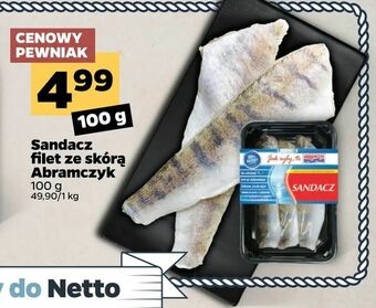 Netto Sandacz filet ze skórą Abramczyk oferta