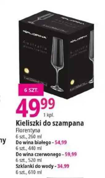 E.Leclerc Kieliszki do szampana Florentyna 6szt. oferta