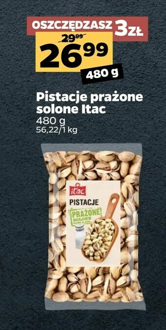Netto Pistacje prażone solone Itac oferta
