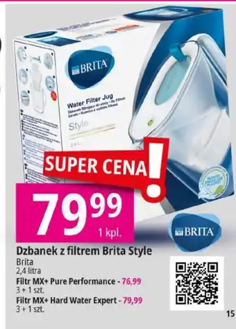 E.Leclerc Dzbanek z filtrem Brita Style oferta