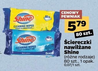 Netto Ściereczki nawilżane Shine oferta
