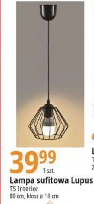 E.Leclerc Lampa sufitowa Lupus TS Interior oferta
