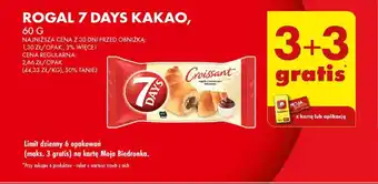 Biedronka ROGAL 7 DAYS KAKAO, 60g oferta