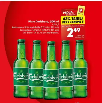 Biedronka Piwo Carlsberg, 500 ml oferta