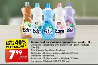 Biedronka Koncentrat do płukania tkanin Eden, opak. 1,8 l oferta