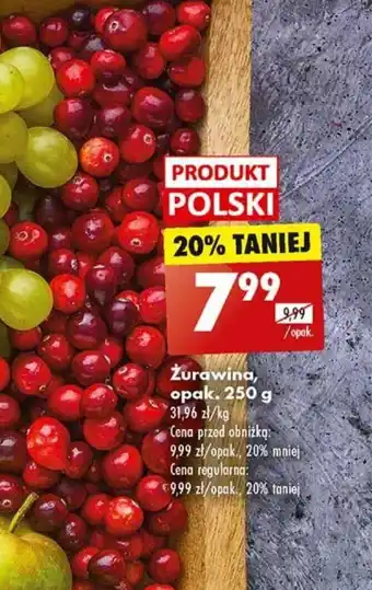 Biedronka Żurawina, opak. 250 g oferta